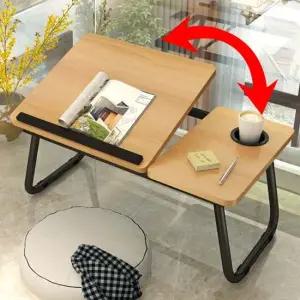 [무료배송] 각도조절 좌식 테이블 접이식 미니 노트북 책상 밥상