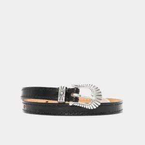 26SS 카우보이 랩 어라운드 레더 남성 팔찌 A4248CDB