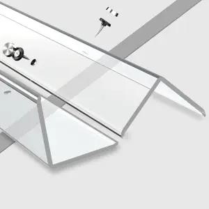 치두 코너 가드 나사가 있는 프리 드릴 클리어 월 프로텍터 날카로운 벽 도어 프레임 테이블 조리대 - 2