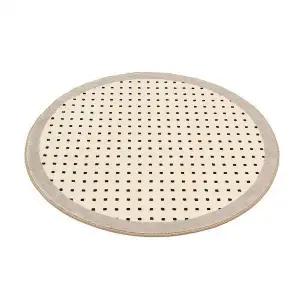 [에이치플러스몰]TBZ 원형 논슬립 인테리어 러그 100cm 보온러그 거실러그