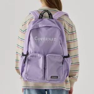 매장정품 COVERNAT 커버낫 경량 나일론 투포켓 백팩 라벤더 CK2500BP30LV 1387074