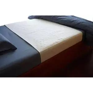 케어보리 2팩 면 탑레이어 재사용 가능한 턱밑 패드 요실금 침대 34 X36 트윈 사이즈 21 날개