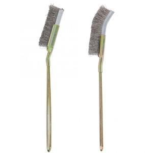 곡선/직선 강철 부드러운 분재 브러시 정원 청소 도구 수공구 안전하고 친환경적인 녹 제거 브러쉬