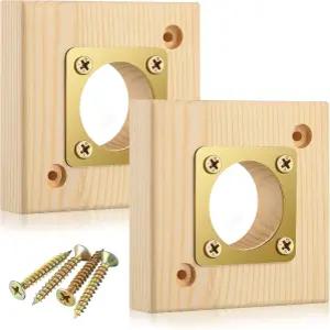 블루버드 하우스 프레데터 가드 버드 교체용 나무 구리 1.5인치 개구부 2개