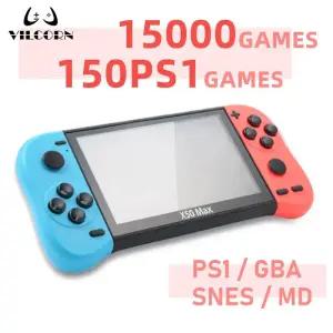 VILCORN X50 MAX PS1 레트로 게임용 휴대용 게임 콘솔 GBA/SNES 오디오 용 비디오 플레이어