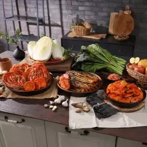 박규자 수제 김치 10kg (배추포기김치 7kg+ 갓김치1kg + 석박지2kg)