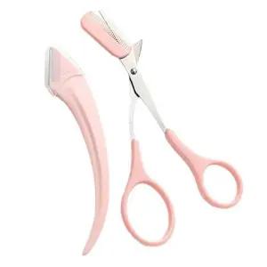 [에스에스_62]휴대용 눈썹숱가위 눈썹정리 2종세트