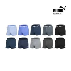 푸마바디웨어 95-115사이즈푸마 바디웨어 남성 리드 핏 박서 니트 트렁크 10종세트 1949167