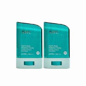 [NS홈쇼핑]AHC 내추럴 퍼펙션 더블 쉴드 선스틱 (초록색) 22g (SPF50+)(1+1)..[35842176]