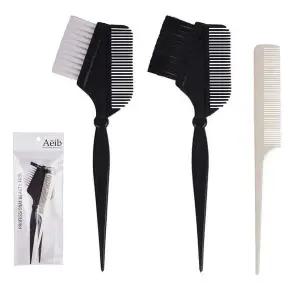 [골드스마일]염색빗 2종+꼬리빗 set 브러쉬