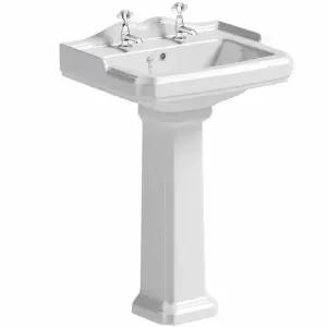 레트로 세면대 카페 클래식 예쁜 세라믹 거울 엔틱 북유럽 스탠드 개수대