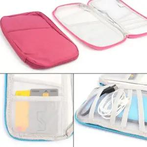 휴대용 다용도미니파우치 여권가방 여권케이스 손가방