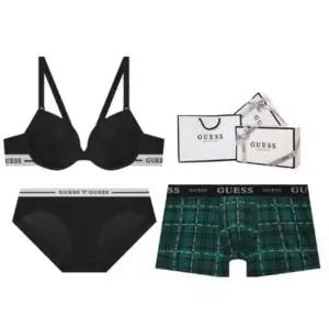 게스 언더웨어 에센셜아웃밴드 남여커플속옷세트 ODWBR791BK870DGR 392680