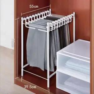 [생활] 옷정리보관 이동식 바지행거 드레스룸정리 옷걸이