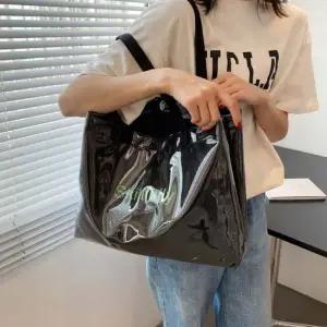 캐주얼 숄더백 에코백 코팅 2컬러 여자가방 PVC