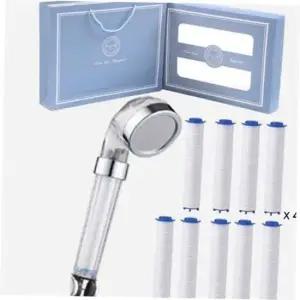 강한수압샤워기 물필터 욕실 정수 교체 샤워기 염소제거 필터