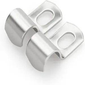 5/16 인치 20 팩 헤비 듀티 304 스테인리스 스틸 파이프 클램프 일측 P형 도관 스트랩 EMT 추가 두꺼운