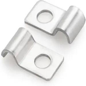 1/16 인치 20 팩 헤비 듀티 304 스테인리스 스틸 파이프 클램프 일측 P형 도관 스트랩 EMT 추가 두꺼운