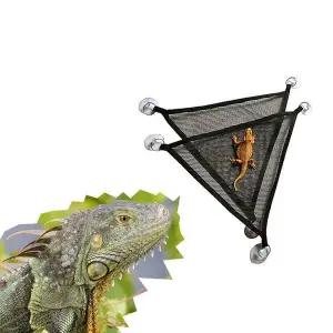 도마뱀 삼각 메쉬 해먹 2개입 침대 통기성 파총류 놀이터 키우기