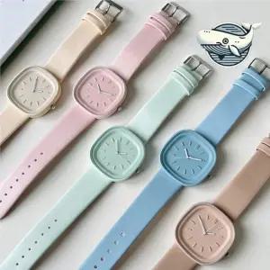 여름 데일리 아날로그 손목시계 파스텔 캐주얼 시계 아날로그시계 여자시계 쥬얼리시계