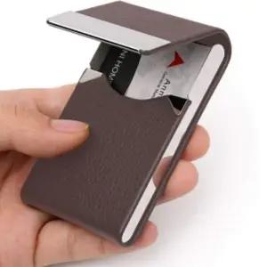 매너핏자석명함케이스 다크브라운)명함케이스 명함케이스 명함집 명함보관 명함정리