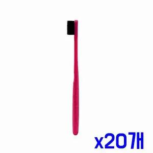 TBZ 깔끔한 간편 휴대 위생 칫솔 (핑크) x20개