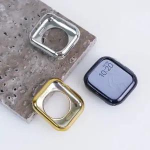 엔터콘 애플워치 투명 유광 베젤링 보호 케이스