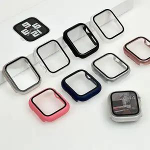 [RIZPICK]엔터콘 애플워치 강화유리 케이스 풀커버 보호