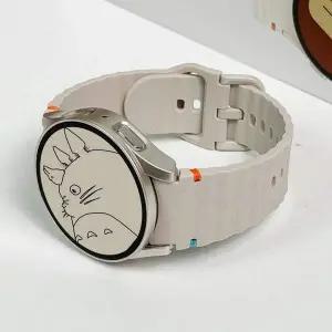 [RIZPICK]엔터콘 갤럭시워치 스트랩 날개형 스티치 실리콘