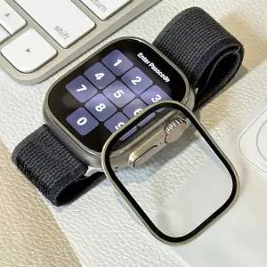 [RIZPICK]엔터콘 애플워치 울트라 강화유리 베젤링 필름