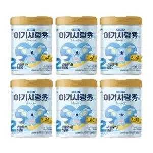 남양 아기사랑 수 2단계 750gx6캔 신생아분유