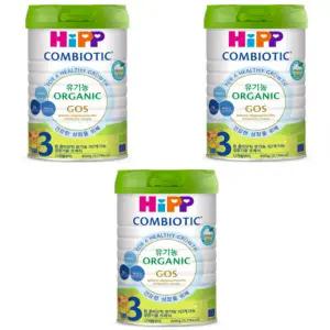 힙 콤비오틱 유기농 분유 3단계 800g 3통 힙 콤비오틱 힙코리아