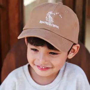 [비치스앤크림_키즈]홉홉홉 볼캡-카멜(Hop Hop Hop Ball-Cap, )