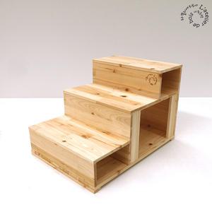 걍계단 원목 강아지계단 겸 수납함