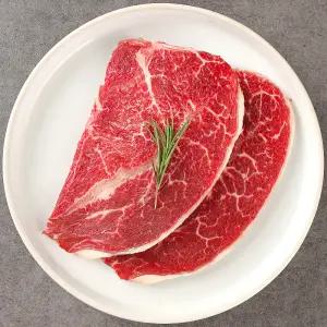 [대명축산식품] 미국산 초이스급 부채살 400g 소고기 구이용 캠핑용