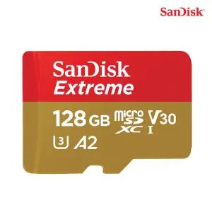 [샌디스크] MicroSDXC Extreme 128GB 160MB/s C10 U3 4K V30 A2/QXA1 ST1 freeship