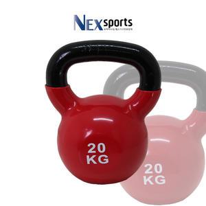 컬러 코팅케틀벨20kg/캐틀벨/무쇠케틀벨