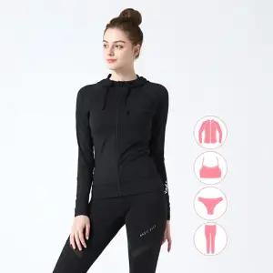 베이직엘르 여성인 후드 집업 래쉬가드 4종세트 BEL-S003K