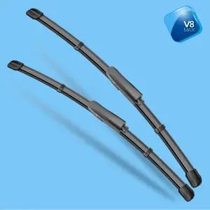 르노 삼성 QM3 플랫 와이퍼 전면세트 전방 후면 후방 뉴 캡처 V8MAX