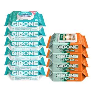 행주티슈 플러스케어 6팩 + 물걸레 청소포 4팩