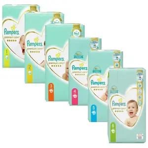 [팸퍼스]유럽산 팸퍼스 프리미엄케어 기저귀 밴드 1 2 3 4 5 6 pampers 바우처