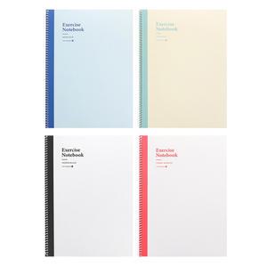 모닝글로리 좌철 연습장 1권 스프링 색상랜덤