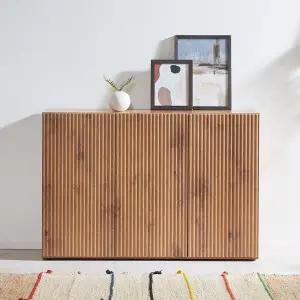 [장인가구]보니타 템바보드 높은 거실 수납장 장식장 1200