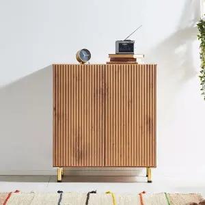 [장인가구]보니타 템바보드 높은 거실 수납장 장식장 800 다리형