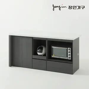 [장인가구]제스트S 대리석 홈바 수납 아일랜드 식탁 1800 수납오픈형