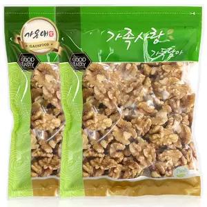 [가온애] 호두 (반태) 350g x2팩 / 캘리포니아호두 호부반태 반태호두 견과 견과류 미국산호두 햇호두 땅콩