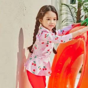 [보리보리/아이스샌드]아이스샌드 아동래쉬가드 플랩캡세트 UNU-33102