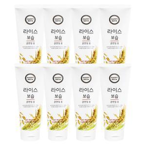 해피바스 라이스 보습 클렌징 폼 200g X 8개