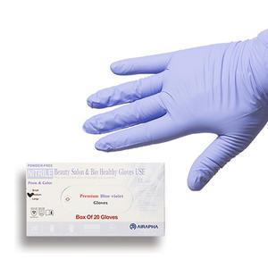 에어라파 전문가용 업체용 가정용 니트릴 장갑, 중, 1개