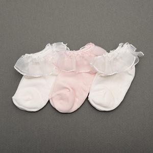 샬롯레스커즈 3켤레 국산 아동 레이스 양말 세트 유아 아기 남아 여아 어린이 키즈 초등 학생 주니어